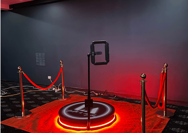 Beige video guestbook phone